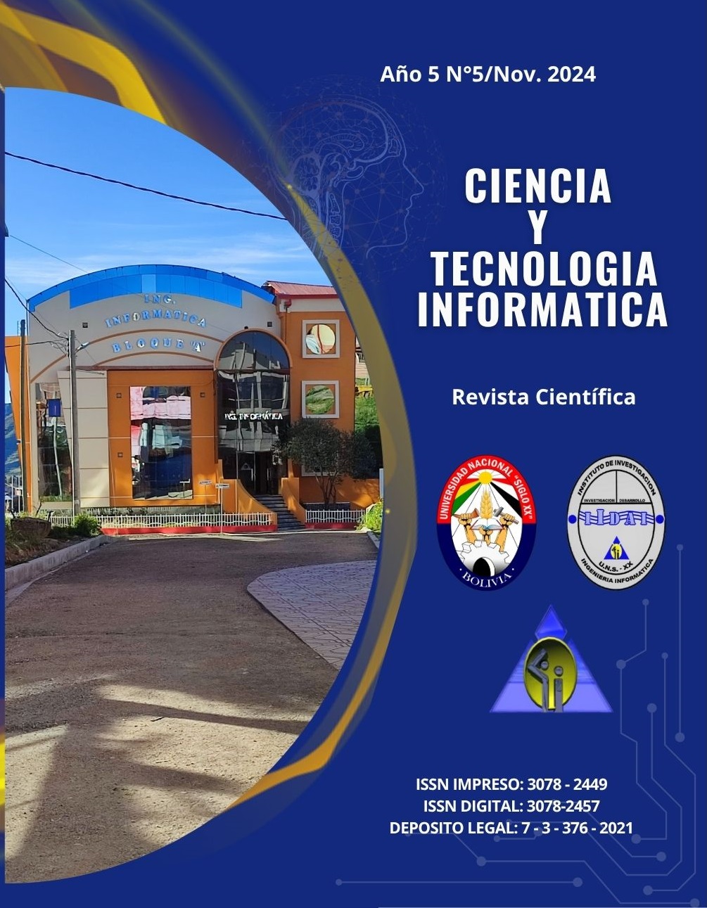 Ver Vol. 5 Núm. 5 (2024): CIENCIA Y TECNOLOGÍA INFORMÁTICA